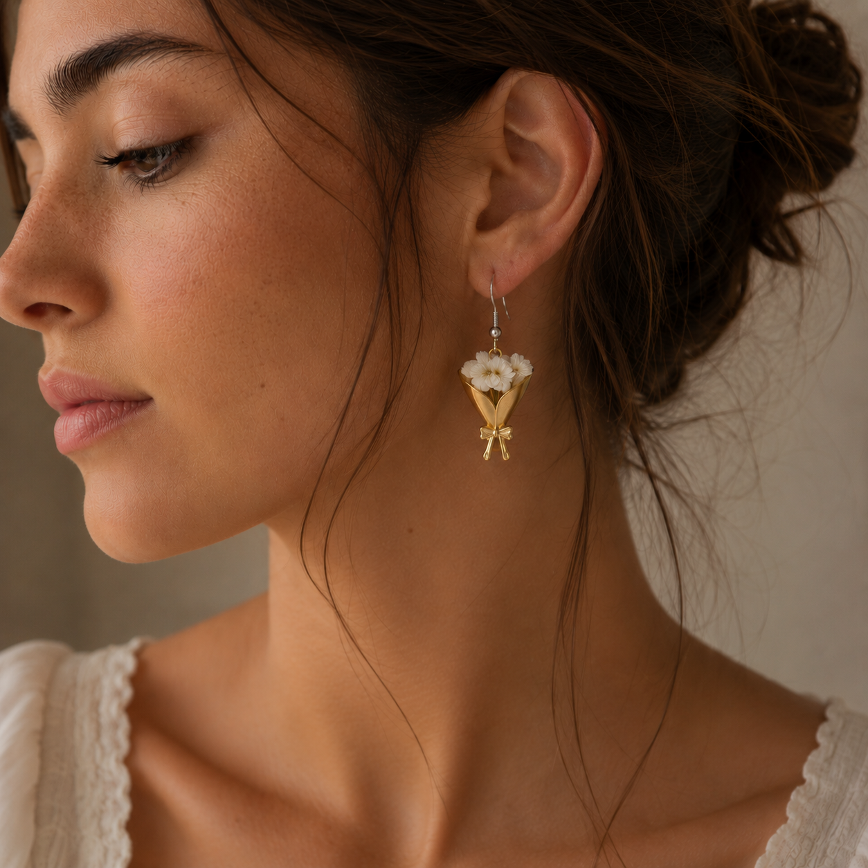 Pendientes Porta Flores