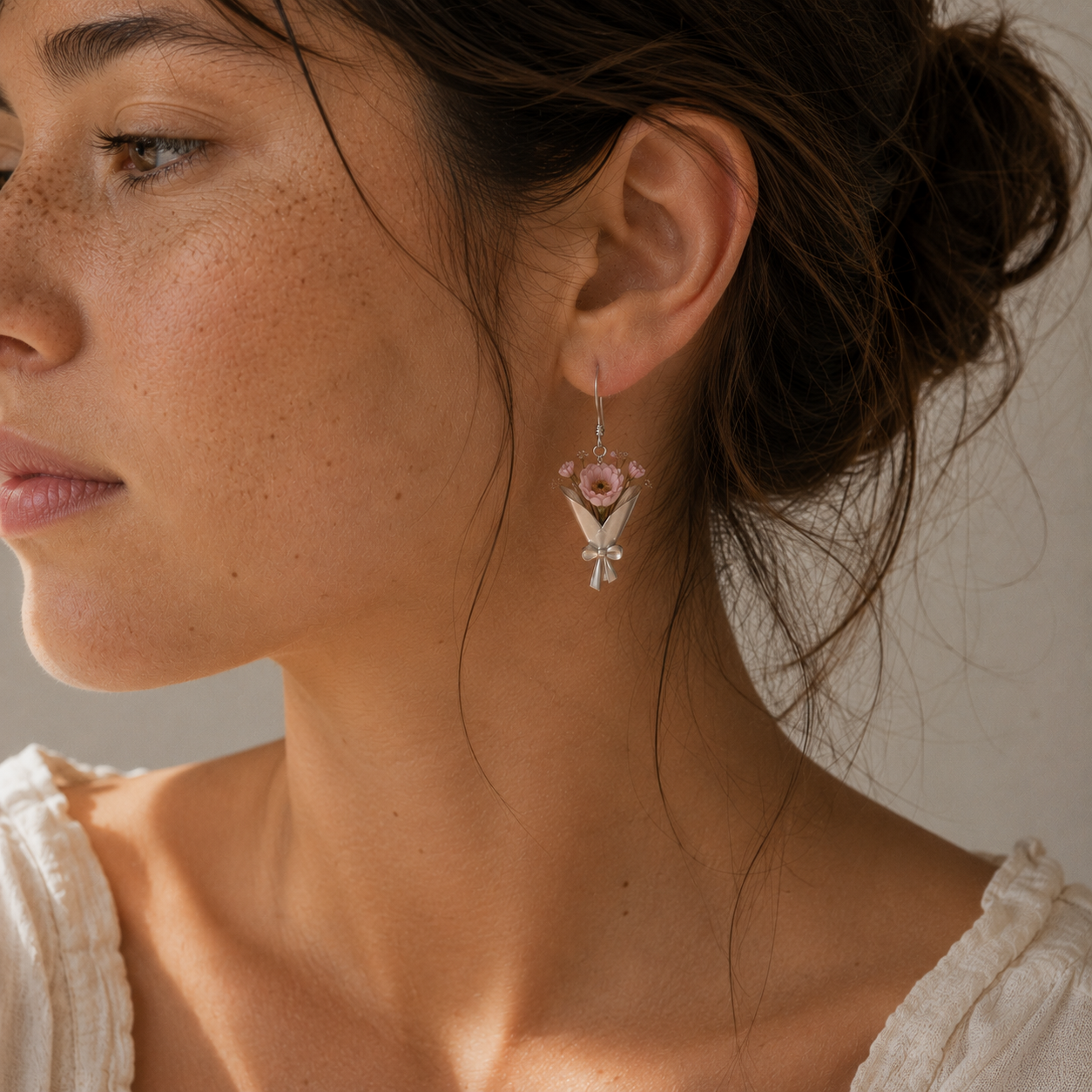Pendientes Porta Flores