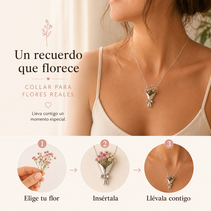 Collar Porta Flores